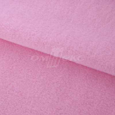 Флис окрашенный 15-2215, 250 гр/м2, шир.150 см, цвет светло-розовый - купить в Рубцовске. Цена 580.31 руб.