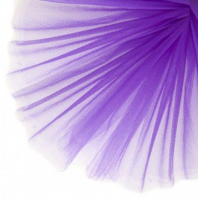 Фатин матовый 16-85, 12 гр/м2, шир.300см, цвет фиолетовый - купить в Рубцовске. Цена 96.31 руб.