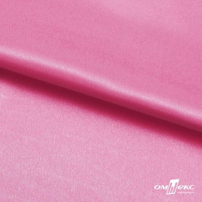 Поли креп-сатин 15-2215, 125 (+/-5) гр/м2, шир.150см, цвет розовый - купить в Рубцовске. Цена 155.57 руб.