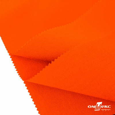 Ткань смесовая для спецодежды "Униформ" 17-1350, 200 гр/м2, шир.150 см, цвет люм.оранжевый - купить в Рубцовске. Цена 138.73 руб.