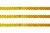 Пайетки "ОмТекс" на нитях, CREAM, 6 мм С / упак.73+/-1м, цв. 92 - золото - купить в Рубцовске. Цена: 484.77 руб.