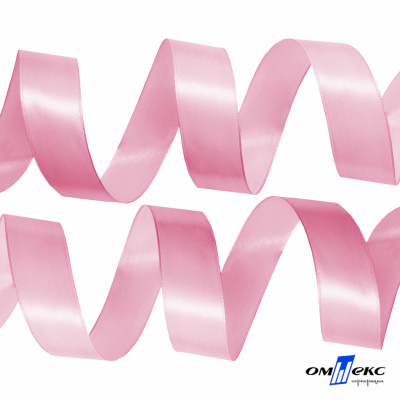050-нежно-розовый Лента атласная упаковочная (В) 85+/-5гр/м2, шир.25 мм (1/2), 25+/-1 м - купить в Рубцовске. Цена: 53.96 руб.