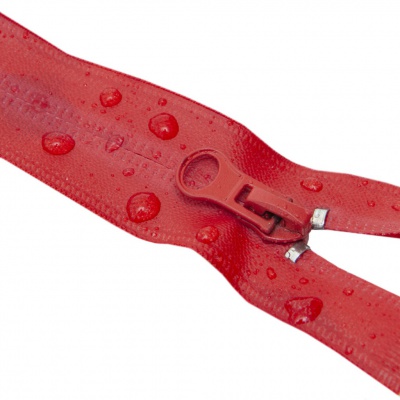 Молния водонепроницаемая PVC Т-7, 90 см, разъемная, цвет (820) красный - купить в Рубцовске. Цена: 61.18 руб.