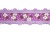 Тесьма декоративная 0385-6169, шир. 25 мм/уп. 22,8+/-1 м, цвет 01-фиолетовый - купить в Рубцовске. Цена: 387.43 руб.