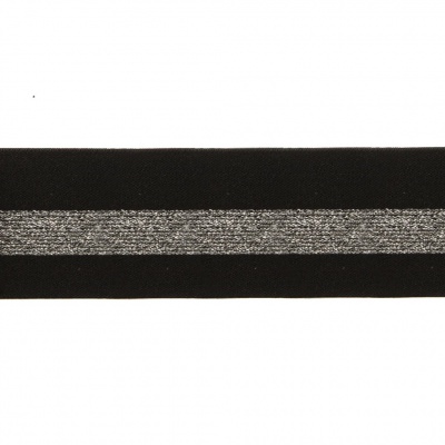 #2/6-Лента эластичная вязаная с рисунком шир.52 мм (45,7+/-0,5 м/бобина) - купить в Рубцовске. Цена: 69.33 руб.