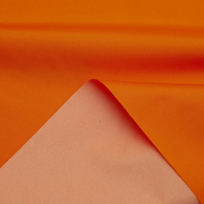 Курточная ткань Дюэл (дюспо) 16-1359, PU/WR/Milky, 80 гр/м2, шир.150см, цвет оранжевый - купить в Рубцовске. Цена 141.80 руб.