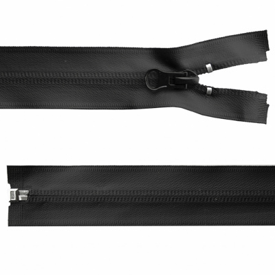 Молния водонепроницаемая PVC Т-7, 100 см, разъемная, цвет чёрный - купить в Рубцовске. Цена: 61.89 руб.