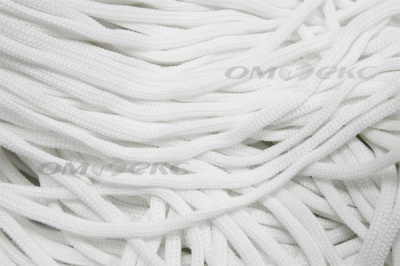 Шнур Т-02 (4с2) мелкое плетение 4мм 100 м белый - купить в Рубцовске. Цена: 2.50 руб.