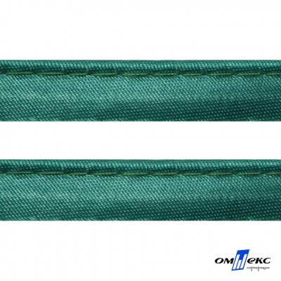 Кант атласный 140, шир. 12 мм (в упак. 65,8 м), цвет т.зелёный - купить в Рубцовске. Цена: 237.16 руб.