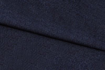 Ткань джинсовая №96, 160 гр/м2, шир.148см, цвет т.синий - купить в Рубцовске. Цена 350.42 руб.