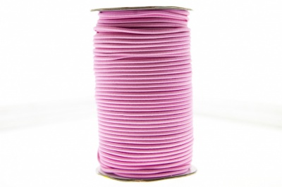 0370-1301-Шнур эластичный 3 мм, (уп.100+/-1м), цв.141- розовый - купить в Рубцовске. Цена: 459.62 руб.