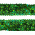 Тесьма с пайетками D4, шир. 20 мм/уп. 25+/-1 м, цвет зелёный - купить в Рубцовске. Цена: 778.19 руб.