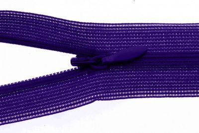 Молния потайная Т3 866, 50 см, капрон, цвет фиолетовый - купить в Рубцовске. Цена: 8.62 руб.