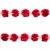 Тесьма плетеная "Рюш", упак. 9,14 м, цвет красный - купить в Рубцовске. Цена: 46.82 руб.