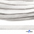 Шнур плетеный d-8 мм плоский, 70% хлопок 30% полиэстер, уп.85+/-1 м, цв.1018-белый - купить в Рубцовске. Цена: 735 руб.