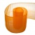 Лента капроновая "Гофре", шир. 110 мм/уп. 50 м, цвет оранжевый - купить в Рубцовске. Цена: 26.93 руб.