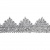 Тесьма металлизированная 0384-0240, шир. 40 мм/уп. 25+/-1 м, цвет серебро - купить в Рубцовске. Цена: 490.74 руб.
