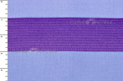 Окантовочная тесьма №0225, шир. 22 мм (в упак. 100 м), цвет фиолет - купить в Рубцовске. Цена: 271.60 руб.
