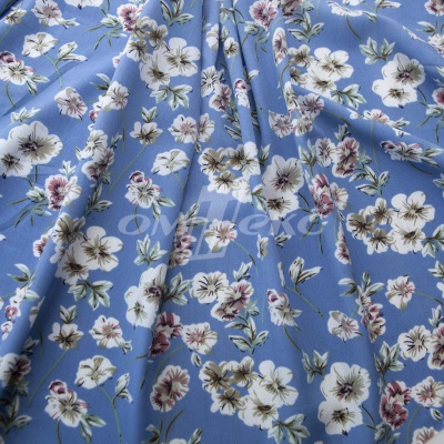 Плательная ткань "Фламенко" 12.1, 80 гр/м2, шир.150 см, принт растительный - купить в Рубцовске. Цена 241.49 руб.