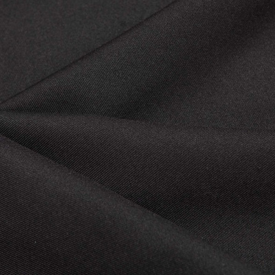 Ткань костюмная 21010 2044, 225 гр/м2, шир.150см, цвет черный - купить в Рубцовске. Цена 390.73 руб.