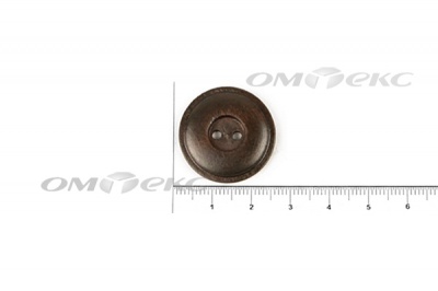 Пуговица деревянная круглая №54 (25мм) - купить в Рубцовске. Цена: 4.12 руб.