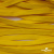 Шнур плетеный (плоский) d-12 мм, (уп.90+/-1м), 100% полиэстер, цв.269 - жёлтый - купить в Рубцовске. Цена: 8.62 руб.