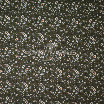 Плательная ткань "Фламенко" 11.2, 80 гр/м2, шир.150 см, принт растительный - купить в Рубцовске. Цена 259.21 руб.