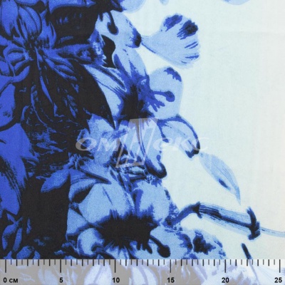 Плательная ткань "Фламенко" 19.1, 80 гр/м2, шир.150 см, принт растительный - купить в Рубцовске. Цена 241.49 руб.
