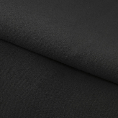Костюмная ткань "Элис", 200 гр/м2, шир.150см, цвет чёрный - купить в Рубцовске. Цена 306.20 руб.