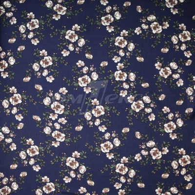 Плательная ткань "Фламенко" 3.2, 80 гр/м2, шир.150 см, принт растительный - купить в Рубцовске. Цена 239.03 руб.