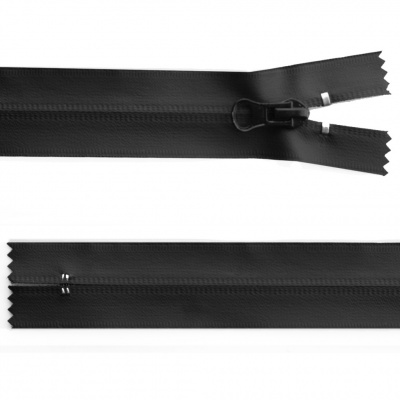 Молния водонепроницаемая PVC Т-7, 20 см, неразъемная, цвет чёрный - купить в Рубцовске. Цена: 21.56 руб.
