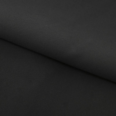 Костюмная ткань "Элис", 220 гр/м2, шир.150 см, цвет чёрный - купить в Рубцовске. Цена 308 руб.