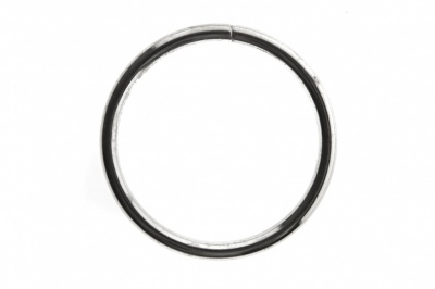 Кольцо металлическое №40 мм, цв.-никель - купить в Рубцовске. Цена: 4.45 руб.