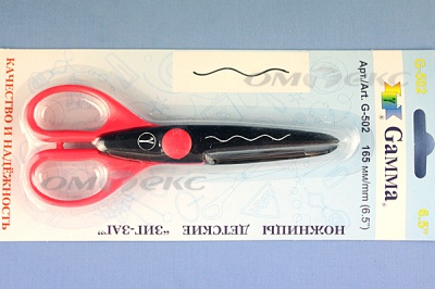 Ножницы G-502 детские 165 мм - купить в Рубцовске. Цена: 292.21 руб.
