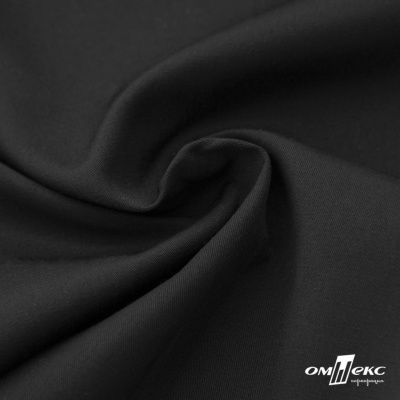 Ткань сорочечная Альто, 115 г/м2, 58% пэ,42% хл, окрашенный, шир.150 см, цв. чёрный  (арт.101) - купить в Рубцовске. Цена 273.15 руб.