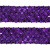 Тесьма с пайетками 12, шир. 35 мм/уп. 25+/-1 м, цвет фиолет - купить в Рубцовске. Цена: 1 308.30 руб.