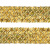 Тесьма с пайетками D16, шир. 35 мм/уп. 25+/-1 м, цвет золото - купить в Рубцовске. Цена: 1 281.60 руб.