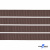 Репсовая лента 005, шир. 6 мм/уп. 50+/-1 м, цвет коричневый - купить в Рубцовске. Цена: 88.45 руб.