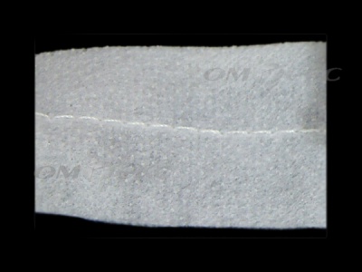 WS7225-прокладочная лента усиленная швом для подгиба 30мм-белая (50м) - купить в Рубцовске. Цена: 16.71 руб.