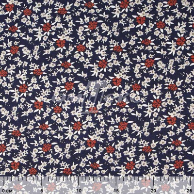 Плательная ткань "Фламенко" 7.2, 80 гр/м2, шир.150 см, принт растительный - купить в Рубцовске. Цена 239.03 руб.