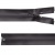 Молния водонепроницаемая PVC Т-7, 60 см, разъемная, цвет (301) т.серый - купить в Рубцовске. Цена: 49.39 руб.