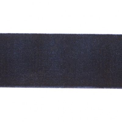 Лента бархатная нейлон, шир.25 мм, (упак. 45,7м), цв.180-т.синий - купить в Рубцовске. Цена: 800.84 руб.