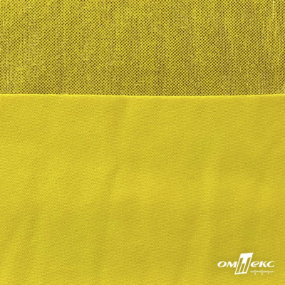 Трикотажное полотно голограмма, шир.140 см, #602 -жёлтый/жёлтый - купить в Рубцовске. Цена 385.88 руб.