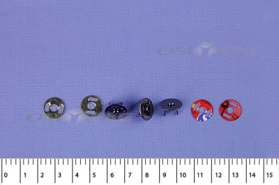 Кнопки магнитные МКМ-02, диам. 18 мм, чёрный никель - купить в Рубцовске. Цена: 14.49 руб.