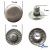 Кнопка металлическая "Альфа" с пружиной, 15 мм (уп. 720+/-20 шт), цвет никель - купить в Рубцовске. Цена: 1 481.69 руб.