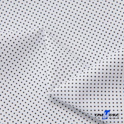 Ткань сорочечная Этна, 120 г/м2, 58% пэ,42% хл, (арт.112) принтованная, шир.150 см, горох - купить в Рубцовске. Цена 356.25 руб.