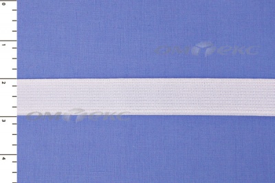 Резинка, 410 гр/м2, шир. 10 мм (в нам. 100 +/-1 м), белая бобина - купить в Рубцовске. Цена: 3.31 руб.
