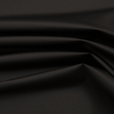 Курточная ткань Дюэл (дюспо), PU/WR/Milky, 80 гр/м2, шир.150см, цвет чёрный - купить в Рубцовске. Цена 141.80 руб.