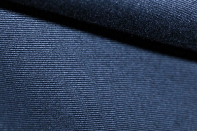 Ткань костюмная 8874/3, цвет темно-синий, 100% полиэфир - купить в Рубцовске. Цена 433.60 руб.