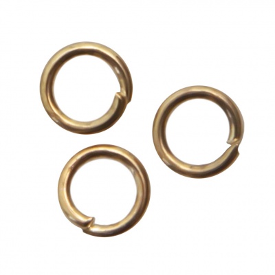 Кольцо  соединительное для бижутерии 4 мм, цв.-золото - купить в Рубцовске. Цена: 0.41 руб.
